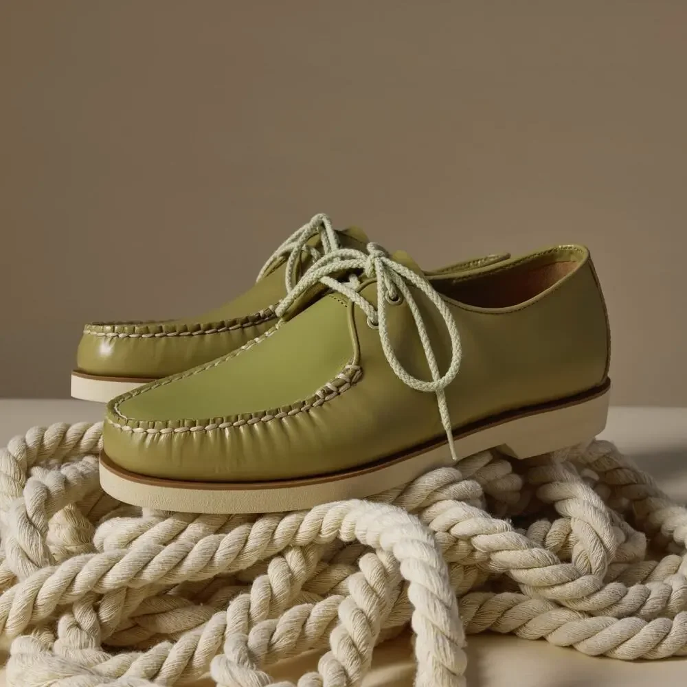 NWT Sperry Top-Sider Captain's Oxford Smoked Elk Boat Shoe - Size M7/W8.5